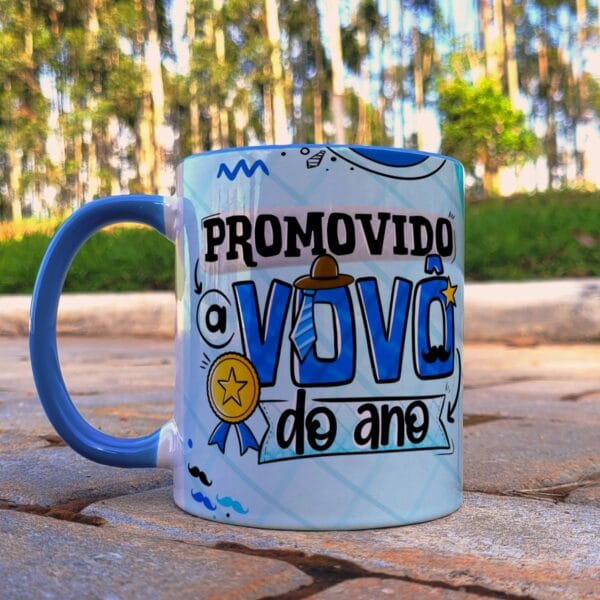 Estampas Caneca Dia dos Avós Frases Fofas Sublimaão Png