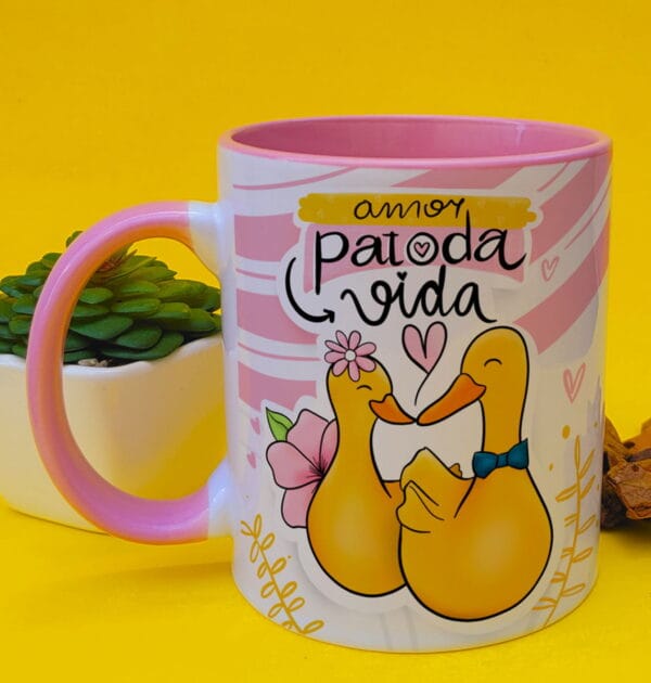 Estampas Caneca Dia dos Namorados Frases Fofas + Ilustrações