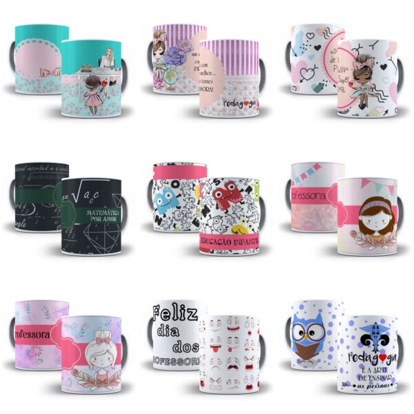 Estampas Caneca Dia dos Professores Em Corel Draw