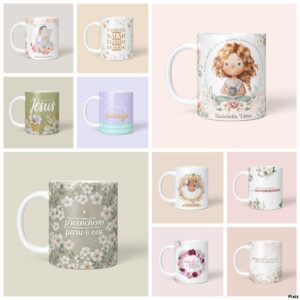Estampas Canecas Cristã