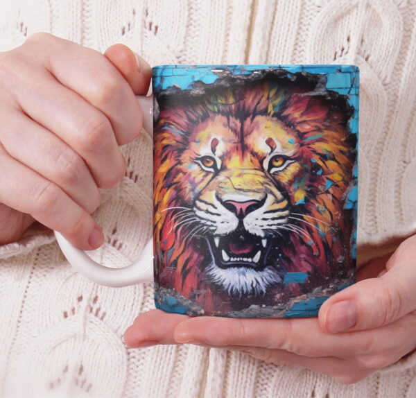 Estampas Canecas Leões