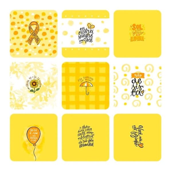 Estampas Setembro Amarelo P/ Caneca E Balinha Frases Png