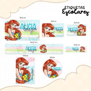Etiqueta Escolar Ariel