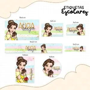 Etiqueta Escolar Bella 42 Etiqueta Escolar Bella