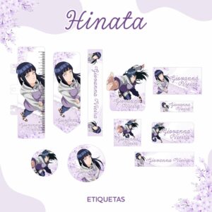 Etiqueta Escolar Hinata