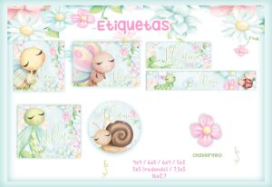 Etiqueta Escolar Jardim