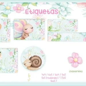 Etiqueta Escolar Jardim 11 Etiqueta Escolar Jardim