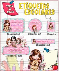 Etiqueta Escolar Julie