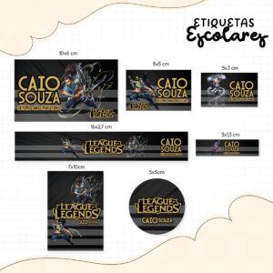 Etiqueta Escolar League Of Legends