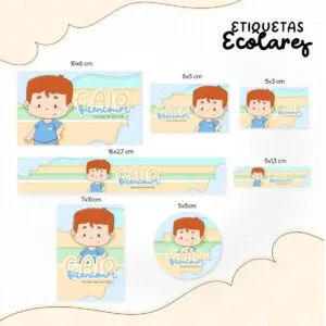 Etiqueta Escolar Menininho Ruivo 37 Etiqueta Escolar Menininho Ruivo