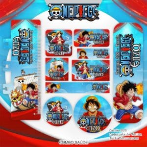 Etiqueta Escolar One Piece