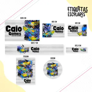 Etiqueta Escolar Skate