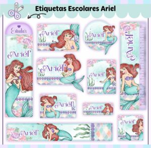 Etiquetas Escolares Ariel - Arquivo Digital
