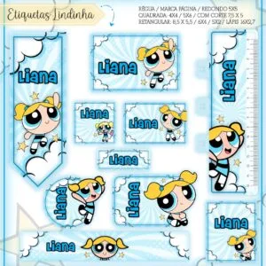Etiquetas Escolares Lindinha - Arquivo Digital