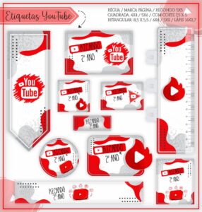 Etiquetas Escolares Youtube - Arquivo Digital