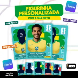 Figurinha Copa do Mundo 2026 Personalizada Editável no Canva 12 Figurinha Copa do Mundo 2026 Personalizada Editável no Canva