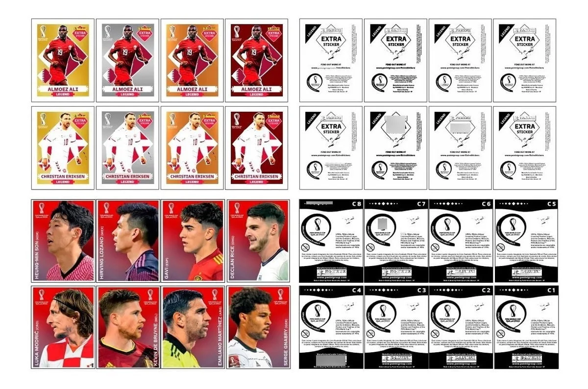 Figurinhas Digitais Legends Frente E Verso Copa Mundo 2022 4 Figurinhas Digitais Legends Frente E Verso Copa Mundo 2022