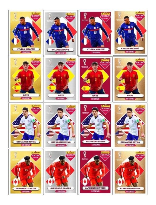 Figurinhas Legends + Coca Cola Copa Mundo 2022 Arquivo Pdf