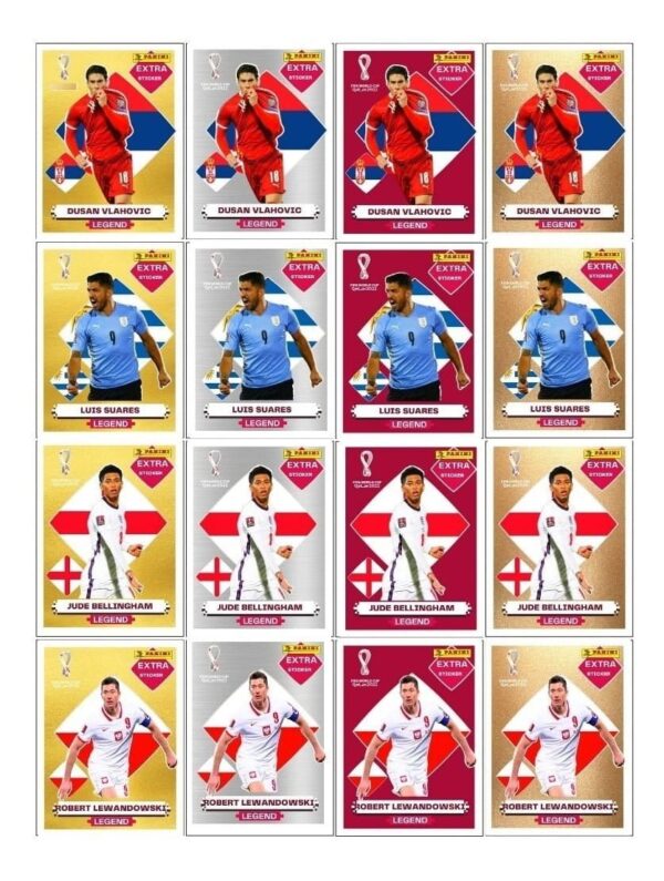 Figurinhas Legends + Coca Cola Copa Mundo 2022 Arquivo Pdf