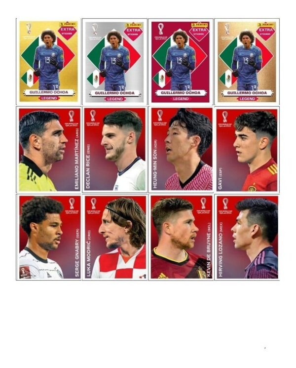Figurinhas Legends + Coca Cola Copa Mundo 2022 Arquivo Pdf