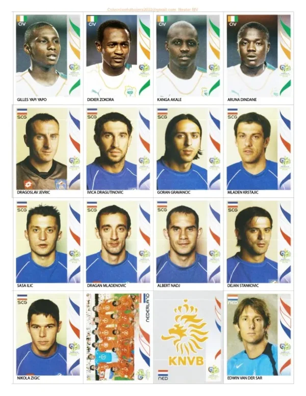 Figurinhas P Imprimir Copa Do Mundo 2006 Alemanha Em Pdf 5