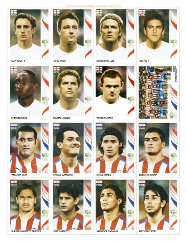 Figurinhas P Imprimir Copa Do Mundo 2006 Alemanha Em Pdf 6