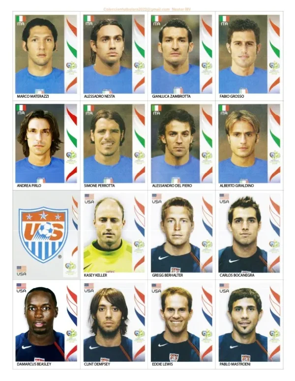 Figurinhas P Imprimir Copa Do Mundo 2006 Alemanha Em Pdf