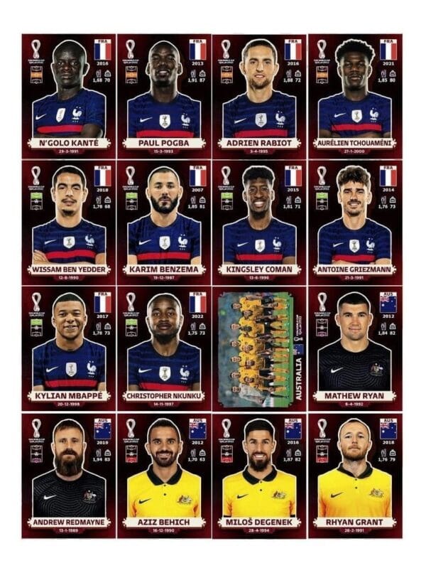 Figurinhas P Imprimir Copa Do Mundo 2022 Qatar Oryx Edition