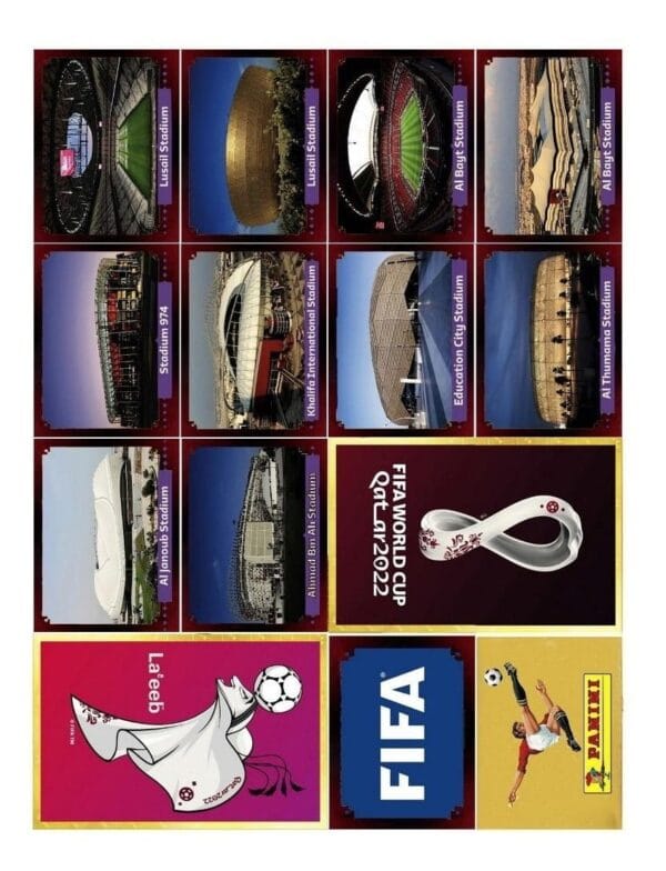 Figurinhas P Imprimir Copa Do Mundo 2022 Qatar Oryx Edition