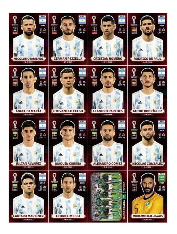 Figurinhas P Imprimir Copa Do Mundo 2022 Qatar Oryx Edition