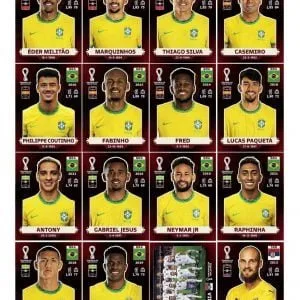 Figurinhas P Imprimir Copa Do Mundo 2022 Qatar Oryx Edition