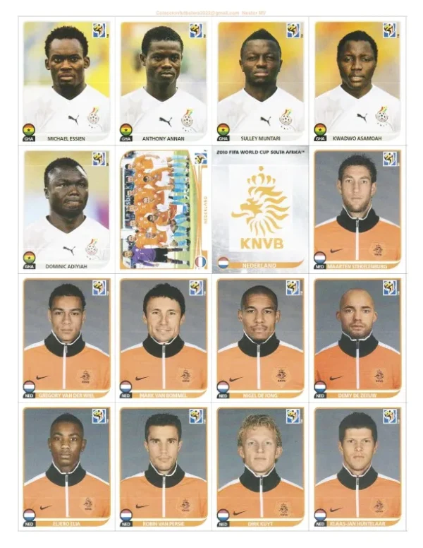 Figurinhas Pdf P Imprimir Copa Do Mundo 2010 África Do Sul