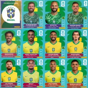 Figurinhas Seleção Brasileira Copa 2026 Atualizada em PDF 16 Figurinhas Seleção Brasileira Copa 2026 Atualizada em PDF