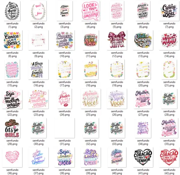 Frases Dia Das Mulheres Png Kit Digital Motivacional 2