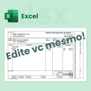 Holerite Comprovante De Renda Editavel Pro Labore 2026 3