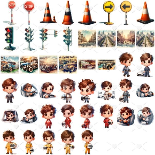 Ilustracoes Carros Vintage Cute 3d Fofo Imagens Png