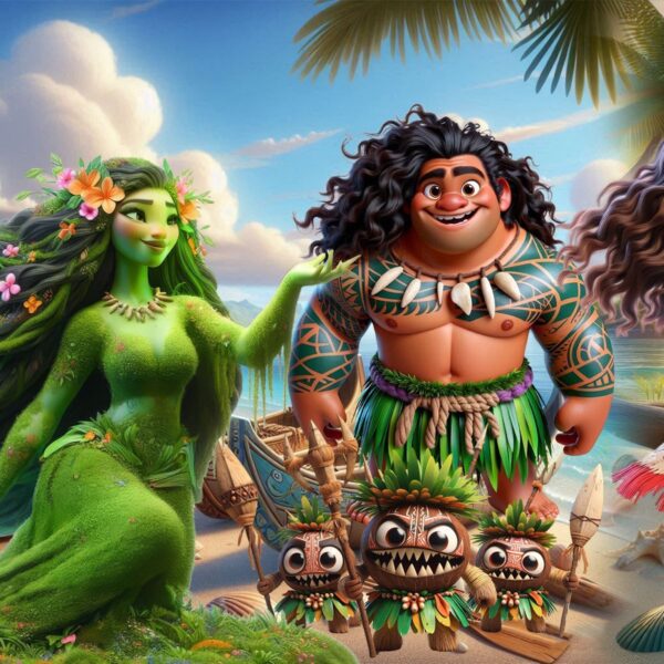 Ilustrações Moana 3D Cute Fofo Imagens Png Transparente