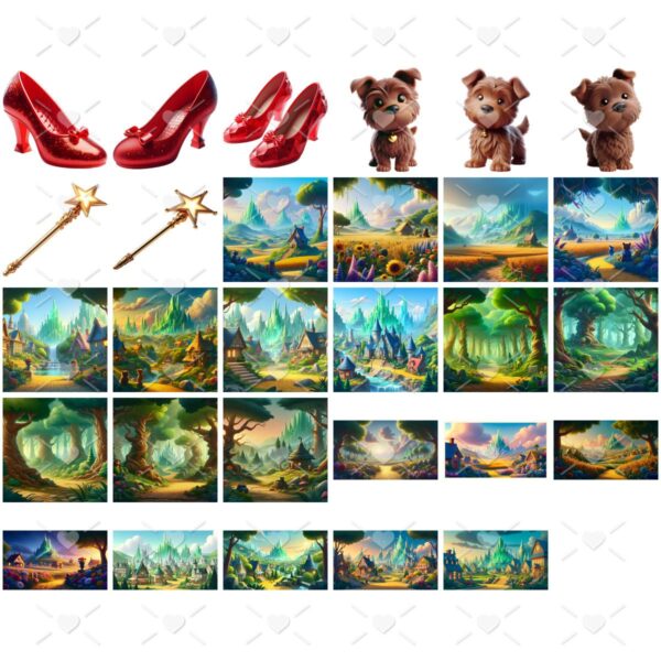 Ilustracoes O Magico De Oz Cute 3d Fofo Mascotinhos Png