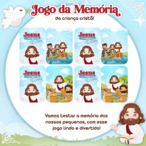 Jogo da Memória Religioso Infantil