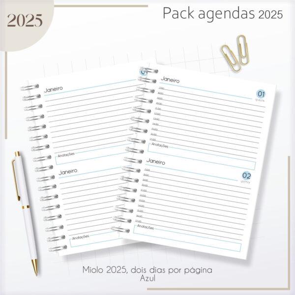 Kit Agendas Masculinas 2025