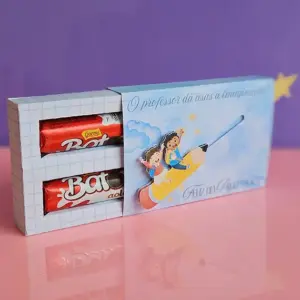 Kit Arquivo Professores Caixa 2 Batons Personalizavel