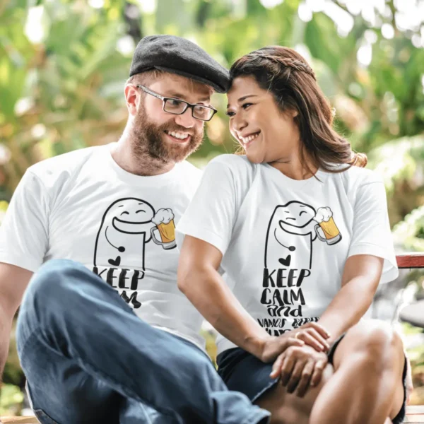 Kit Arte Dia dos Namorados para Copos e Camisas