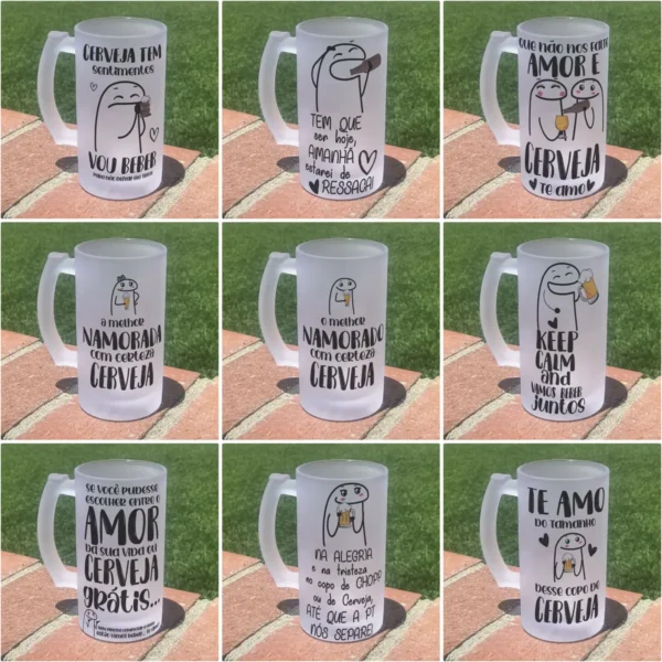 Kit Arte Dia dos Namorados para Copos e Camisas
