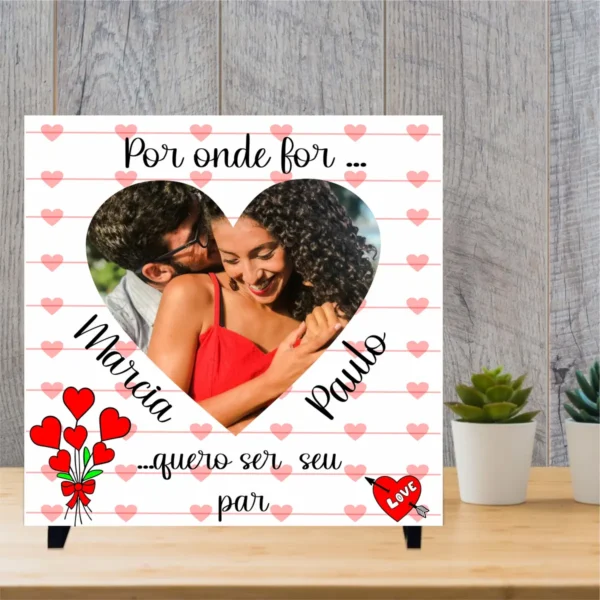 Kit Arte Digital para Azulejos Dia dos Namorados PNG