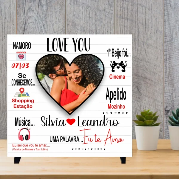 Kit Arte Digital para Azulejos Dia dos Namorados PNG