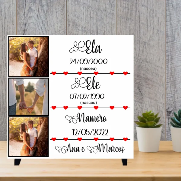 Kit Arte Digital para Azulejos Dia dos Namorados PNG