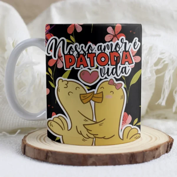 Kit Arte Digital para Canecas Dia dos Namorados