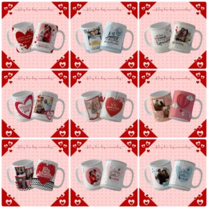 Kit Artes Dia dos Namorados para Caneca, Almofada e Azulejo