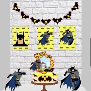 Kit Bolinho Batman 16 Kit Bolinho Batman