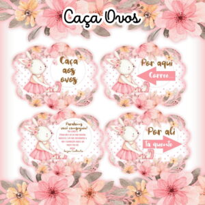 Kit Caça aos Ovos Páscoa para Imprimir Arquivo Digital pdf 13 Kit Caça aos Ovos Páscoa para Imprimir Arquivo Digital pdf